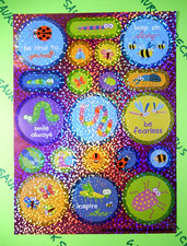Butterflies  Insects Sticker Sheet Prismatic