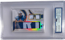 ANTHONY RICHARDSON SIGNED 2023 IMMACULATE RPA NAMEPLATE JERSEY PATCH /5 AUTO 10