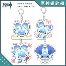 Genshin Impact Pendant Bag Keyring Cartoon Acrylic Keychain Decorate Cute Gift