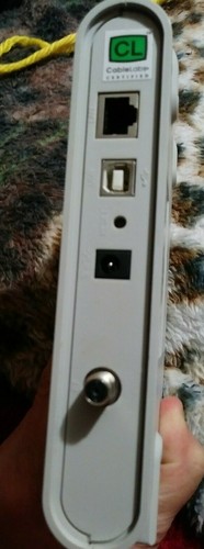 SMART ONE CABLE MODEM MODEL CMX300 WHITE MANUAL INCLUDED PC OR MAC - Picture 2 of 12