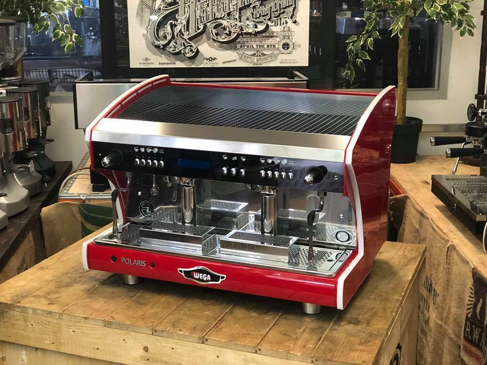 WEGA POLARIS TRON GROUP RED BRAND NEW ESPRESSO COFFEE MACHINE