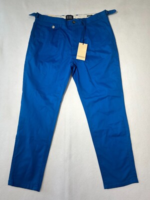 Scotch & Soda Amsterdam Blake Regular Slim Fit Chino Pant Green Blue Men Stretch
