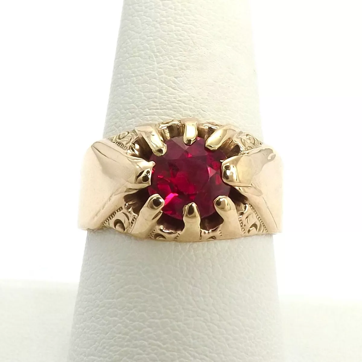 Men's july birthstone rings deals
