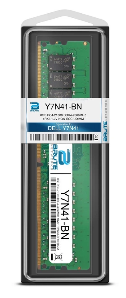 Y7N41 - Dell Compatible 8GB PC4-21300 DDR4-2666MHz 1Rx8 1.2V Non-ECC UDIMM - Image 3 of 3
