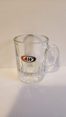 Vintage A&W Root Beer Mini Mug Oval Logo