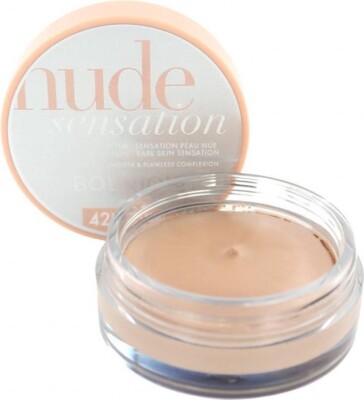 BOURJOIS Nude Sensation Flüssiger Foundation 42 Nude Rosé 18ml Neu