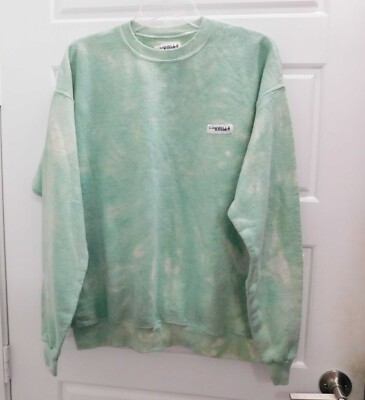 Campbell And Kramer Green Tye Die Crewneck Sweat Shirt sz XL