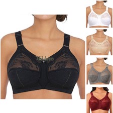 Women's Wireless Minimizer Bra Plus Size Non-Padded Lace Full Figure Bras