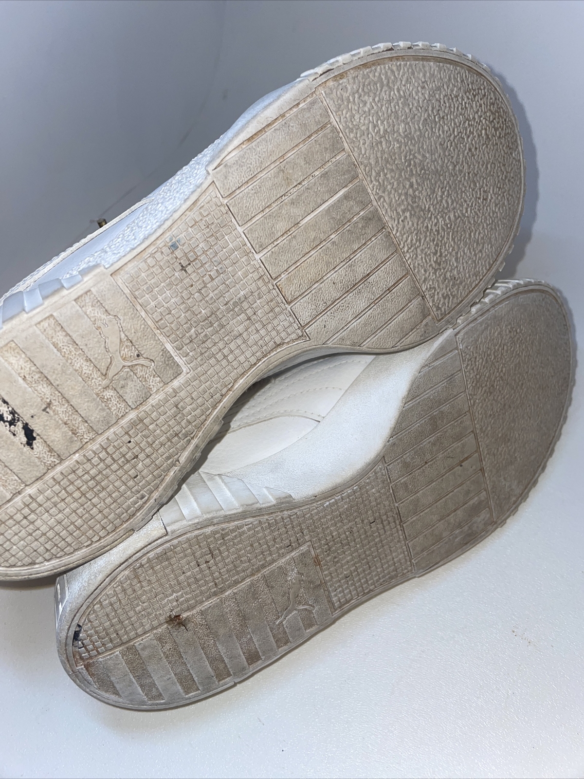 Puma Cali 369155-01 Leather Sneakers, Women's Size 7, White thumbnail 9