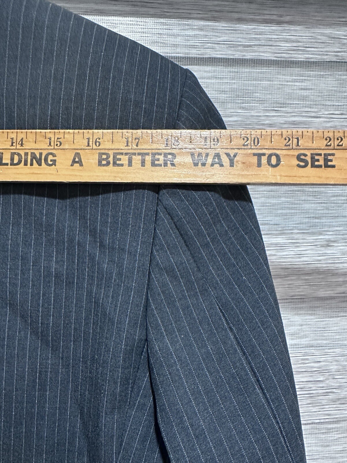 Blazer cappotto sportivo vintage Yves Saint Laurent YSL lana preppy strisce