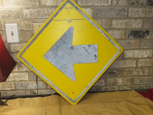Retired Trail Direction Sign, Left/Right Arrow, 18"x 18" - Picture 2 of 5