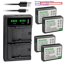Kastar Battery LTD2 Charger for Canon LP-E10 LC-E10 & Canon EOS Rebel T3 Camera