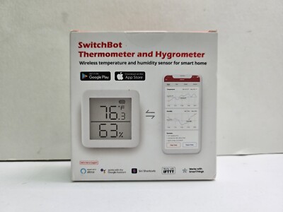 SwitchBot Thermometer & Hygrometer Plus. 2 PACK. Model W2301500