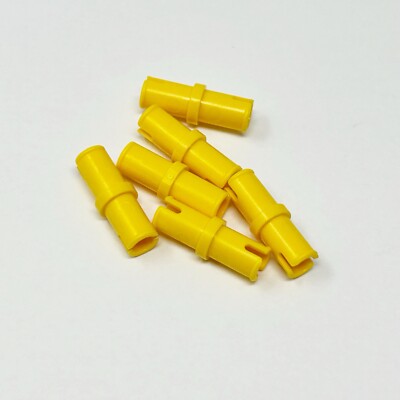 3673 LEGO Parts Technic Pin w/o Friction Ridges Lengthwise YELLOW (6 ...