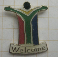 WELCOME POŁUDNI AFRIKA / FLAGA .................. Miasta i kraje Przypinka (246c)