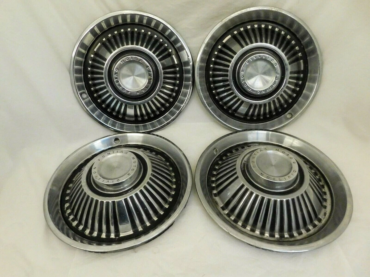 VINTAGE PONTIAC MOTOR DIVISION HUBCAPS SET OF 4 1950s 1960s eBay