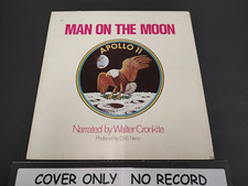 COVER ONLY: Vintage Man On The Moon Apollo 11 1969 LP Lincoln Mercury 70s Car Ad