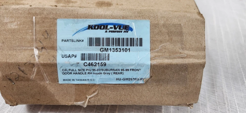 Kool-Vue Gray Inside Front Door Handle RH Full Size P/U 95-02 Suburban 95-99 Foto 2 de 4