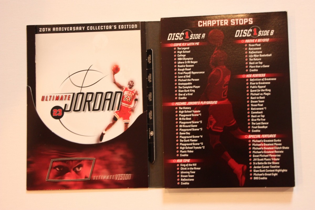 Ultimate Jordan 20th Anniversary Michael Jordan (DVD, 3-Disc Set)