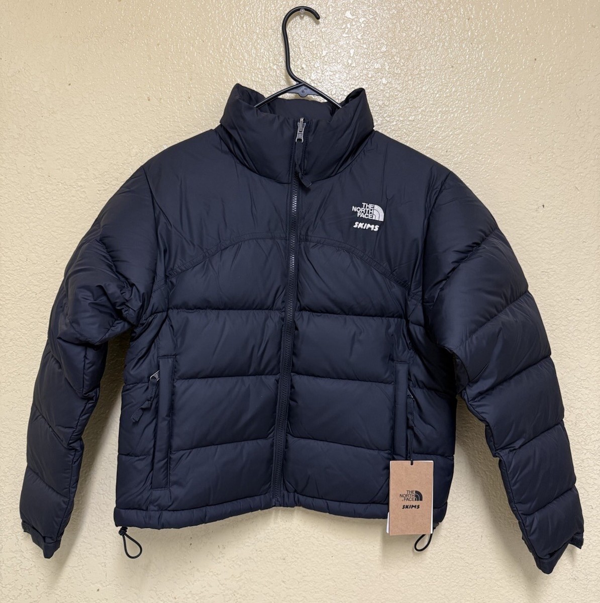 The North Face x Skims 2000 Retro Nuptse Jacket Onyx Size
