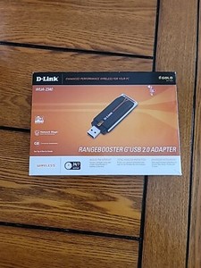 D-Link (WUA-2340) Gold Series Rangebooster G USB 2.0 Adapter 