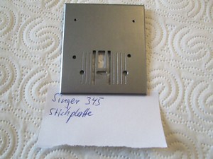 Singer Nähmaschine 345 Stichplatte