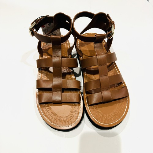 NEW ZARA leather fisherman 1601 sandal size 39 - Picture 13 of 22
