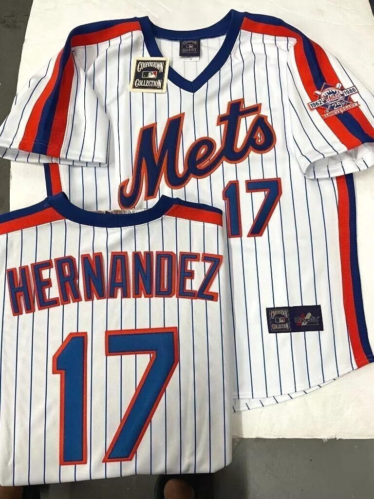 KEITH HERNANDEZ NEW YORK METS MENS JERSEY 1986 WORLD SERIES NEW