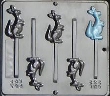Kangaroo Lollipop Chocolate Candy Mold  252 NEW