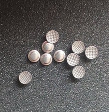 50pcs Dental Lingual Buttons Bondable Orthodontic Mesh Round Base Brace