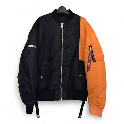 Mastermind C2H4 Alpha Collaborated Skull Logo MA-1 Bomber Mastermind C2H4 Alpha Collaborated Skull Logo MA-1 Bomber