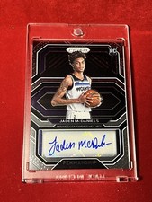 Jaden Mcdaniels 2020-21 Panini Prizm Silver Penmanship Auto