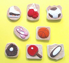 * FEVES  MON EQUIPEMENT SPORTIF  série complète  ..ref. S36  rugby football