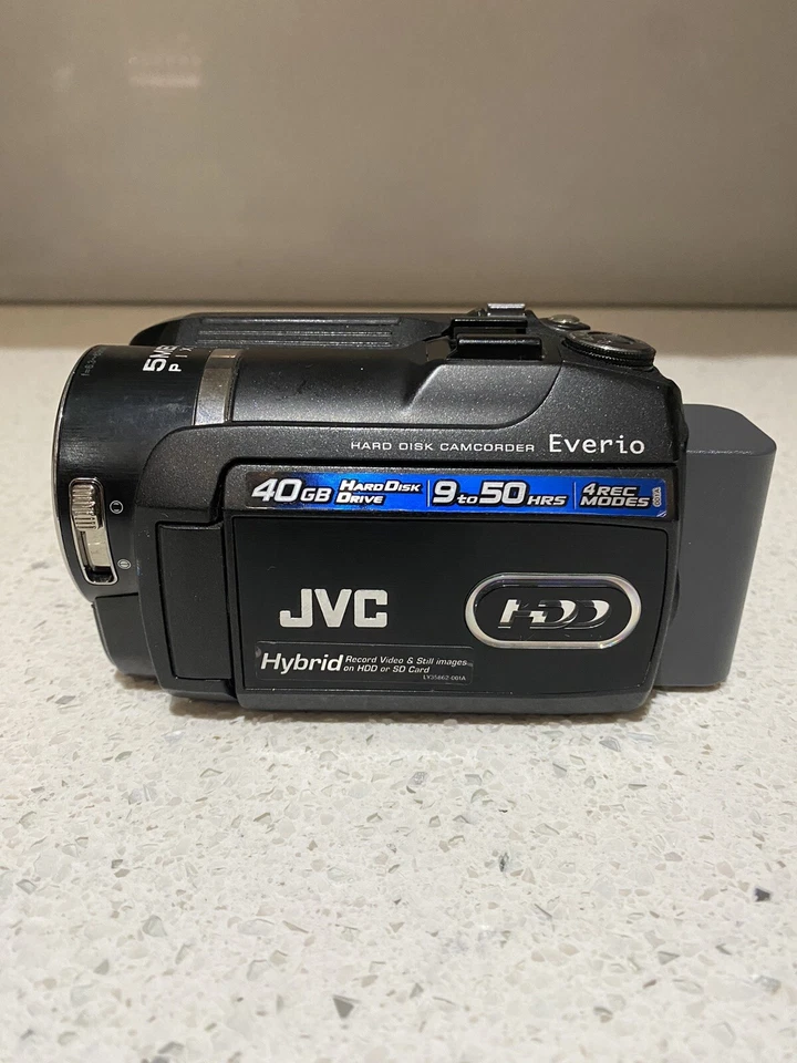 JVC GZ-MG575 Everio G Digital Media 'PAL' Camcorder (black) (with Battery) - Image 2 of 4