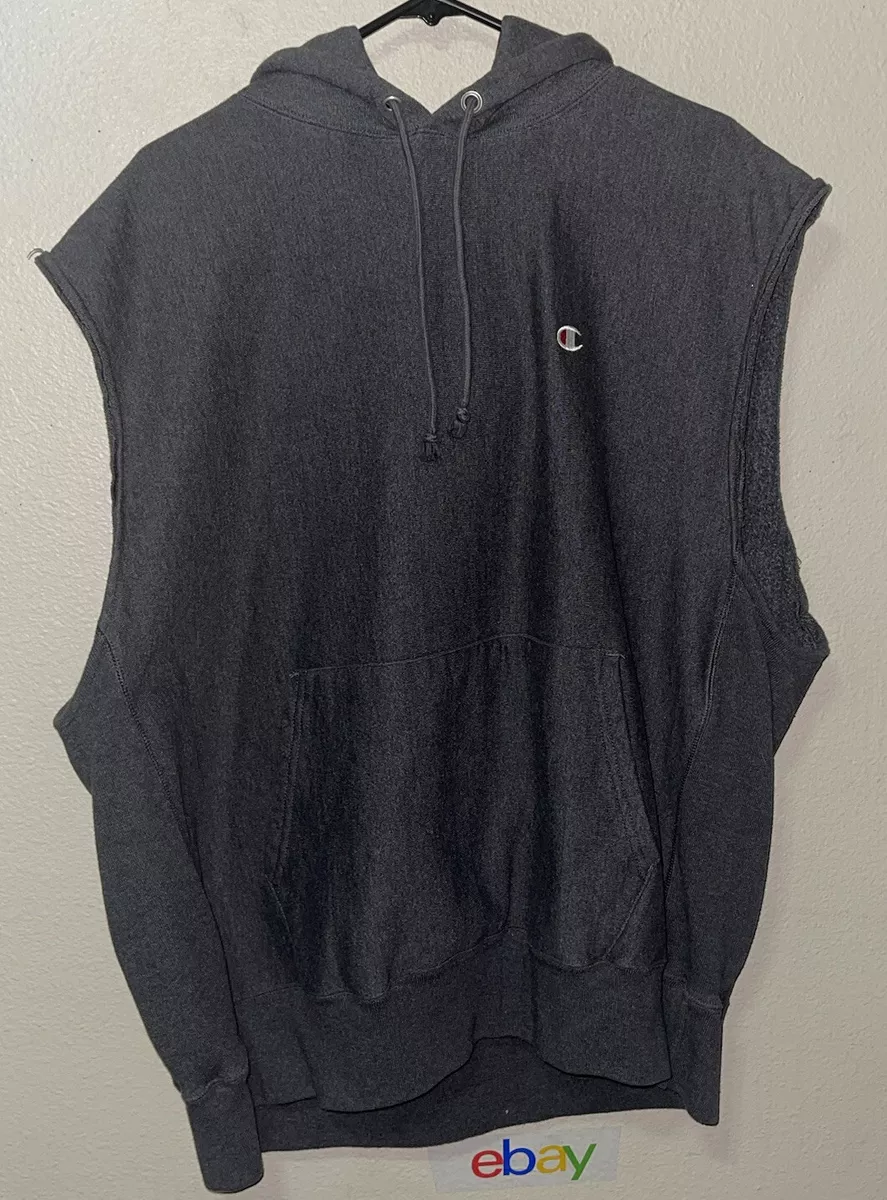 Champion sleeveless hoodie new arrivals