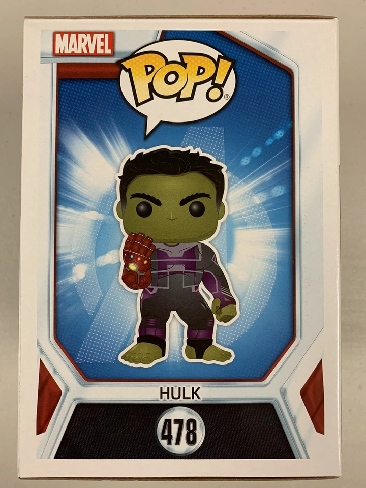"Hulk con Guantelete 478 ~ Marvel: Avengers Endgame ~ Vinilo Funko Pop ~ 6""" Foto 4 de 4