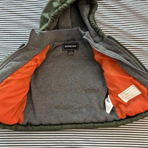 Rothschild 12M Green Jacket Winter Warm - Picture 3 of 6