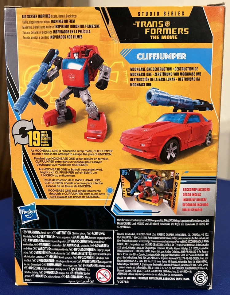 Transformers The Movie Studio Series 86 13 CLIFFJUMPER Hasbro 2023 Target - Изображение 3 из 4