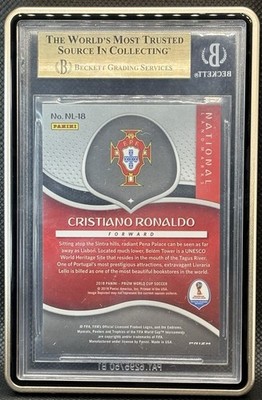 2018 PANINI PRIZM WORLD CUP NAT LANDMARKS #NL-18 CRISTIANO RONALDO