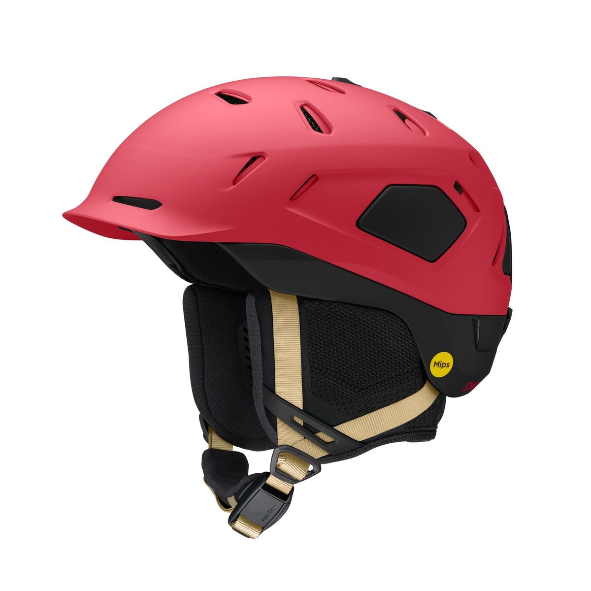 Smith Nexus MIPS Snow Helmet, Matte Crimson/Black, Medium | eBay
