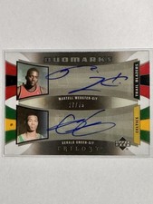 2005-06 Upper Deck Trilogy DuoMarks Gerald Green Martell Webster Acetate Auto 75