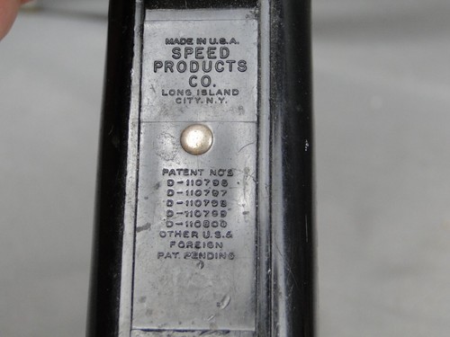 Vintage Art Deco Swingline Speed Stapler Black Grey Metal MCM Tot Office Desk - Picture 10 of 20