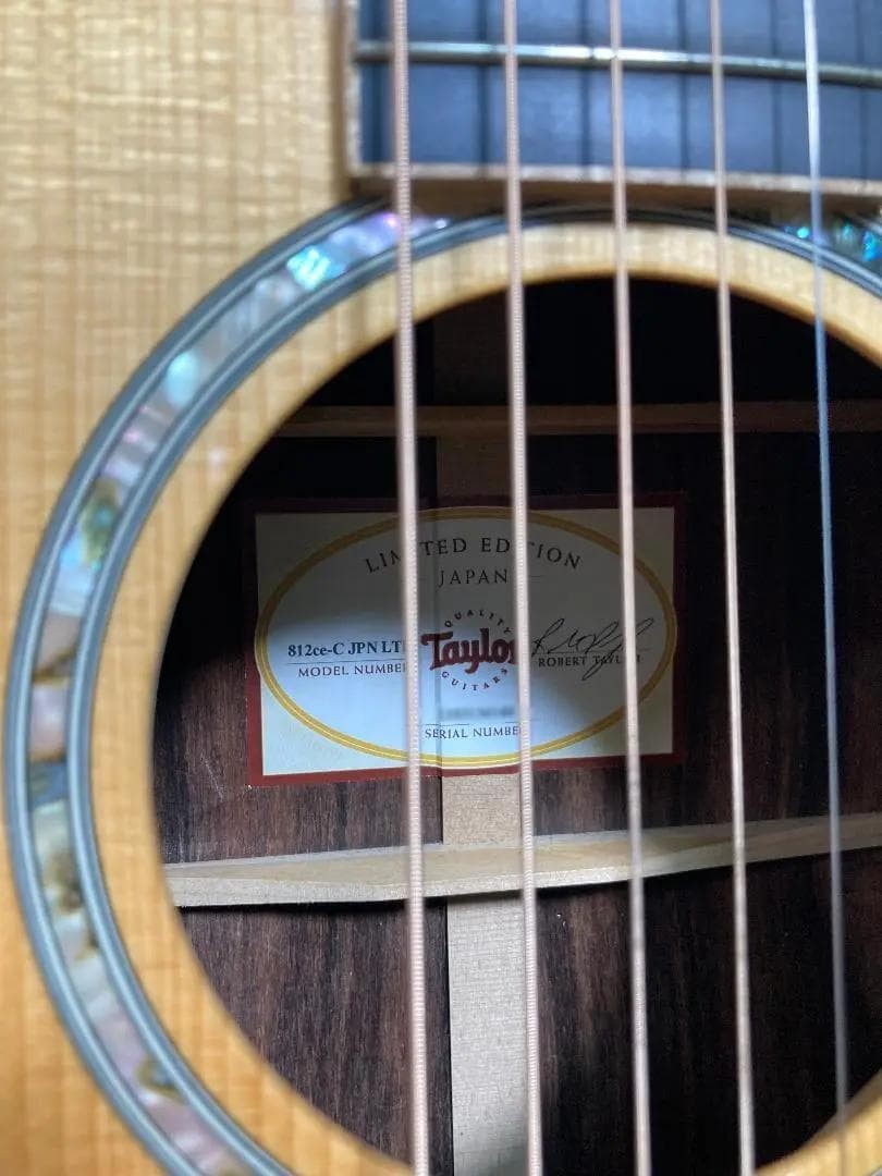 Rare Taylor 2014 Japan Limited 812ce Acoustic Guitar | eBay