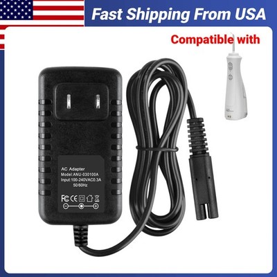 AC Adapter Charger for Waterpik Water Flosser WF-13 WP360 WP462 WP450 Power Cord