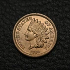 (ITM-7150) 1860 Round Bust Indian Cent ~ AU Condition ~ COMBINED SHIPPING!