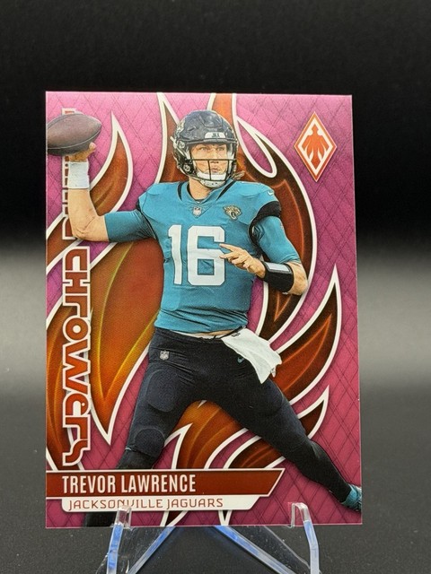 2023 Panini Phoenix - Flame Throwers Trevor Lawrence #FLA-22 Pink /175 Jaguars