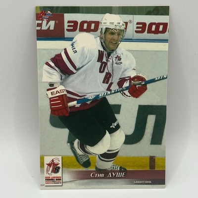 2003-04 World Sport Russian Igor Larionov Farewell Game Steve Duchesne #8