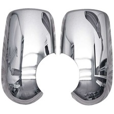Edelstahl Spiegelkappen Set passend für Ford Transit 5-6 Bj 2000-2013 Abdeckung