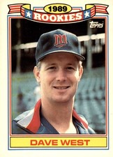 1990 Topps #30 Dave West Glossy Rookies