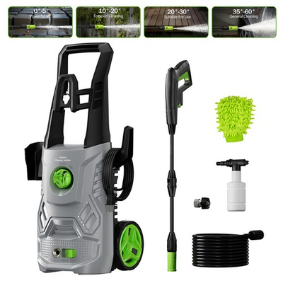 #ad Electric Pressure Washer 1500W High Pressure Washer Portable with 4 in 1 Nozzle $69.99